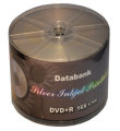 Databank DVD+R 16x Full Size Silver Inkjet Printable 50pk